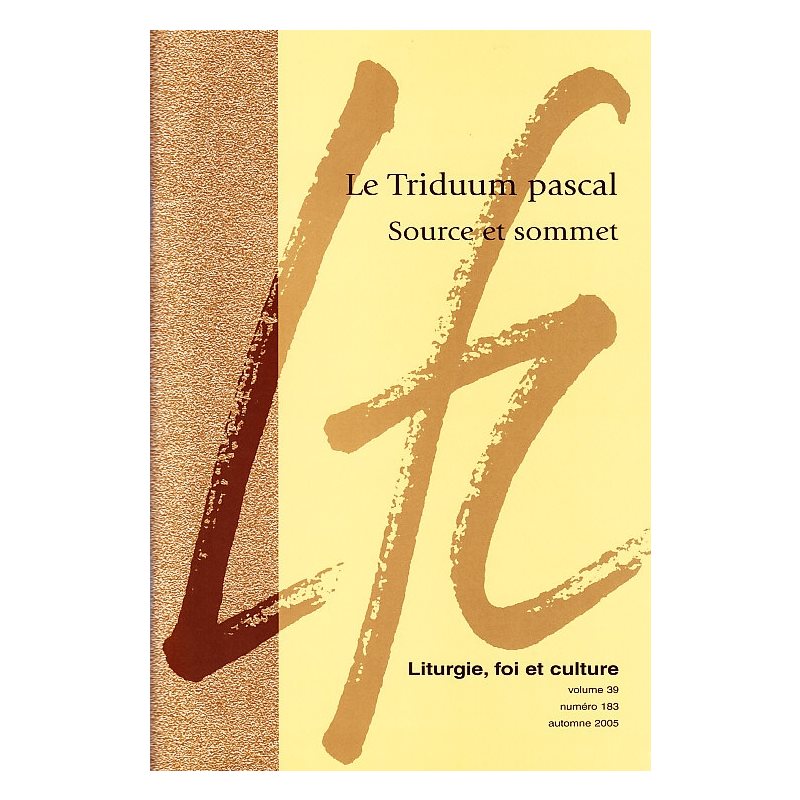 Triduum pascal - LCF 183 (French Book)