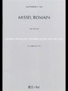 Supplément au Missel Romain G.F. (French book)