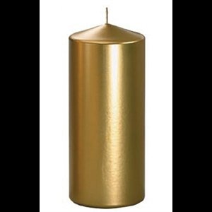 3" x 7" Pillar Candle Metallic SILVER / un