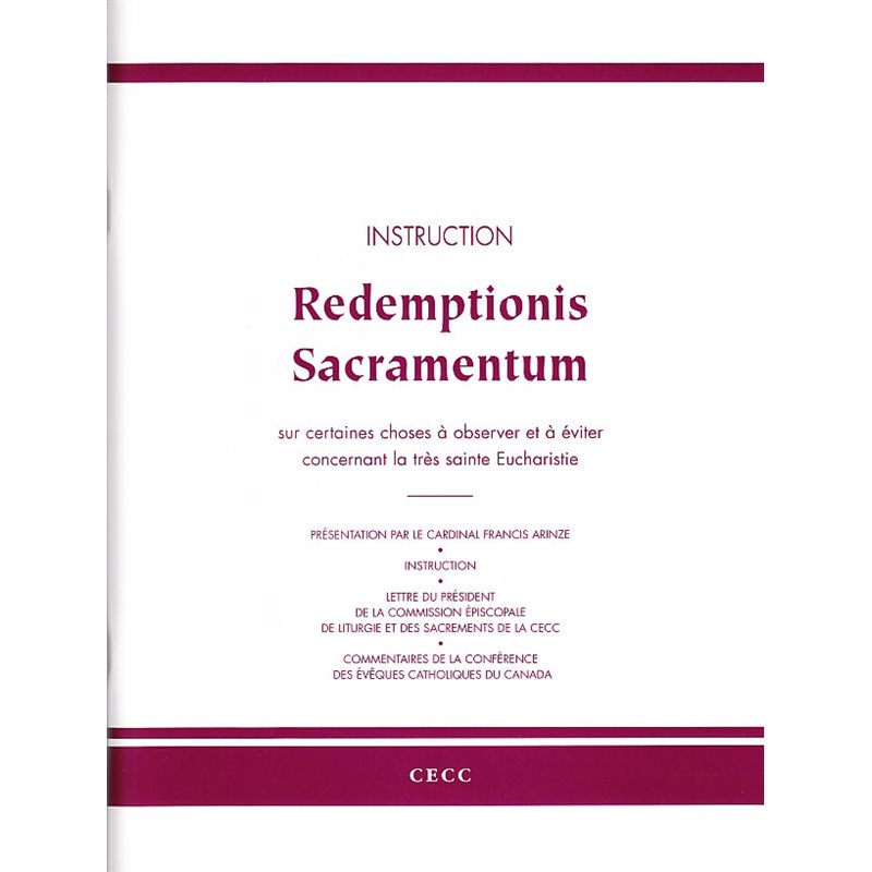 Redemptionis sacramentum (Instructions)