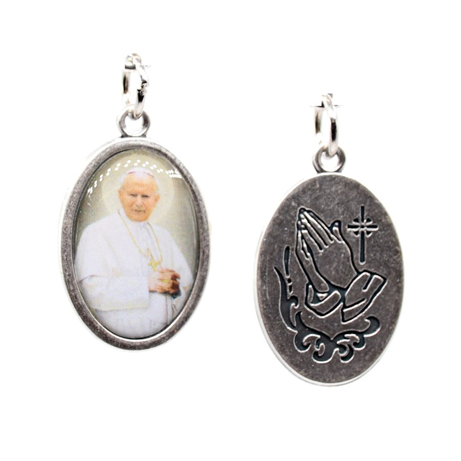 ''John Paul II'' Coloured Medal / ea