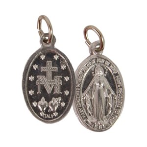 S-F Aluminum Miraculous Medal, 0.71" / ea