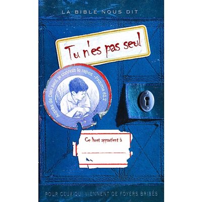 Tu n'es pas seul - livret (French Book)