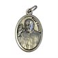 Médaille du Pape François, métal oxydé  /  un