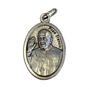 ''Pope Francis'' Oxidized Medal / ea
