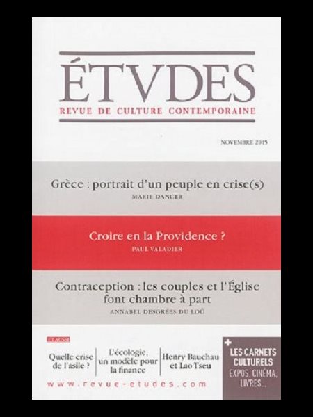 Études 4221 Novembre 2015