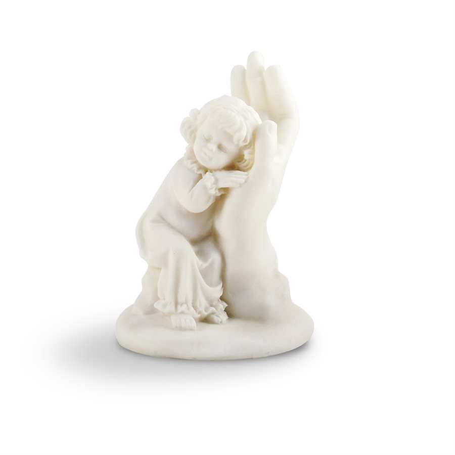 Statue Dream of a girl, alabaster, 4"