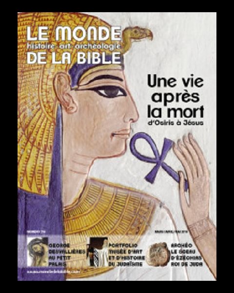 Revue Une vie après la mort d'Osiris a Jésus