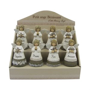 8 display, Little Bless. Angel, resin, 4.35", French