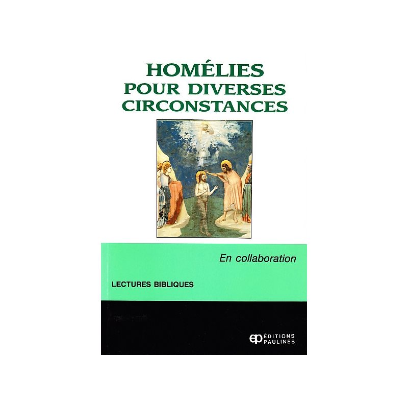 Homélies diverses circonstances