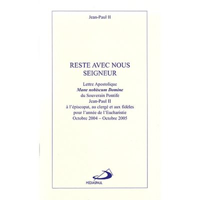 Reste avec nous Seigneur (French Book)