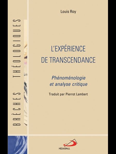 Expérience de transcendance, L' (French book)