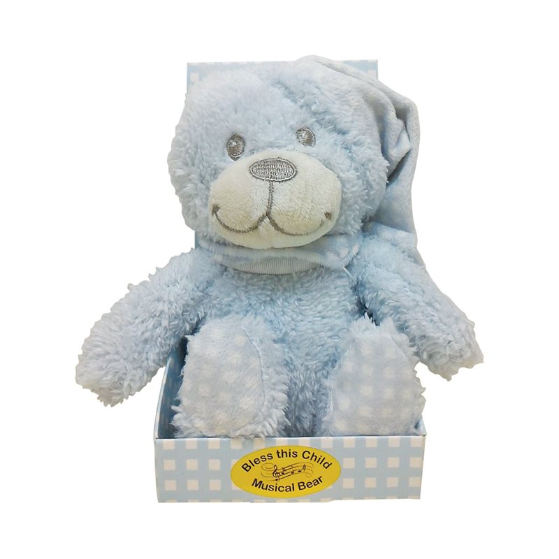 Musical blue pooh plush