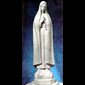 Our Lady of Fatima White Concrete Statue, 24" (61 cm)
