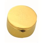 Pyx, 2.25" x 1 3 / 8" (5.7 x 3.5 cm), Cap.: 15-20 host