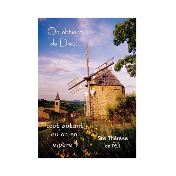 "Confiance" Spiritual Cards, 2¾ x 4", French / ea