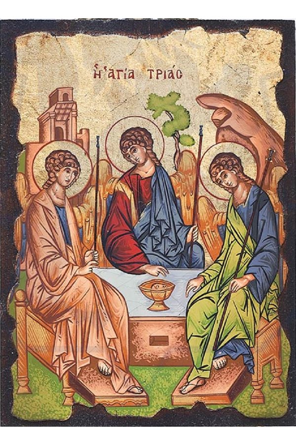 Icon Trinity 4" x 6" (11 x 15 cm) Gold leaf