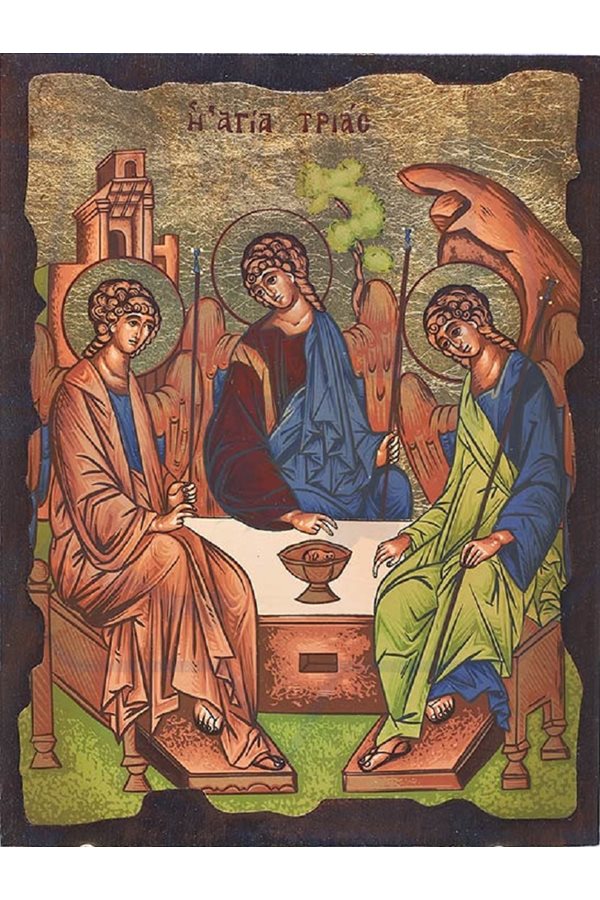 Icon Trinity 12" x 16" (30 x 40 cm) Gold leaf