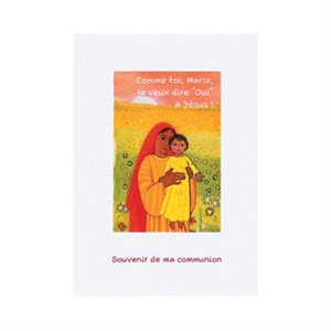 ''Marie et Jésus'' First Communion Cards, French / ea