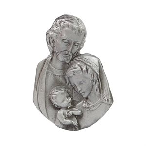 Holy Family Pewter Sun Visor Clip