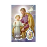 "St-Joseph" Plastic Card & Medal, 3 3 / 8 x 2¼", French  /  ea