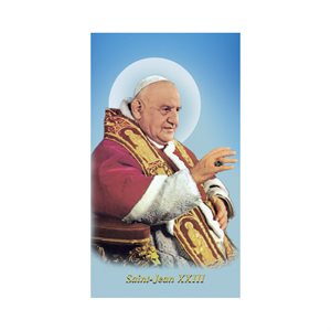 ''Saint Jean XXIII'' Pictures & Prayer, French / ea