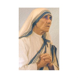 ''Mère Teresa'' Pray. & Pict.,2 1 / 8 x 3 3 / 8", French