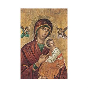 Image et prière Laminée « Icon », 5,4 x 8,6 cm, Anglais / un