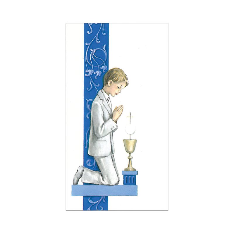 First Communion Picture for Boy, 2½" x 4", English / ea