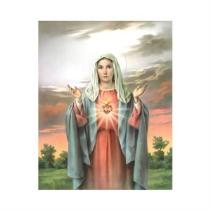 Image série F.B. «Sacré-Coeur-Marie», 20,3 x 25,4 cm / un
