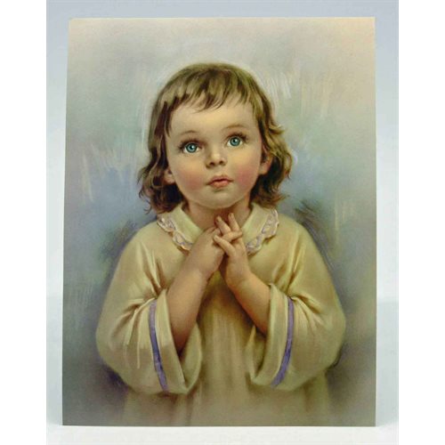 Child in Prayer Picture, 6 x 8" / ea