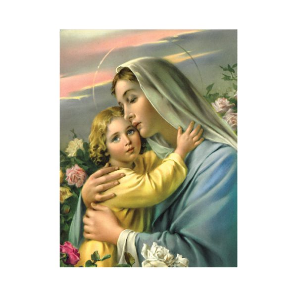 Image série F.B.«Vierge et Enfant»,15,2 x 20,3 cm / un