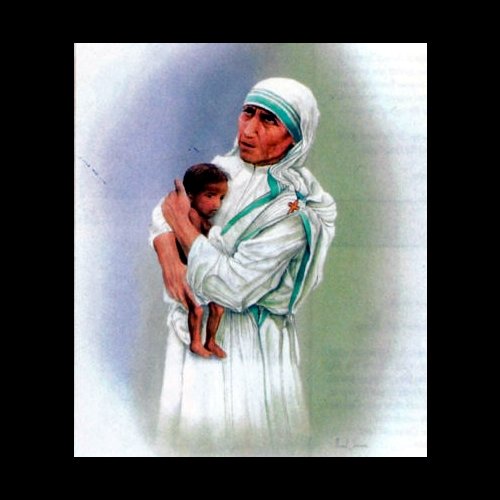 Picture With "Mother Teresa" Image, 8" x 10" (20 x 25cm) / ea