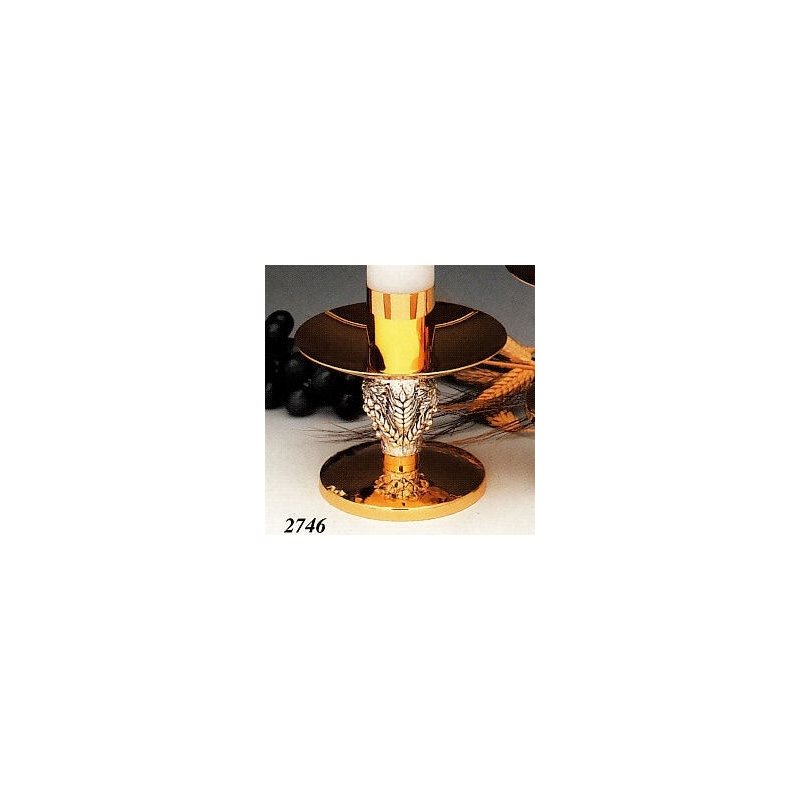 Altar Candlestick, 5" (12,5 cm) Ht.