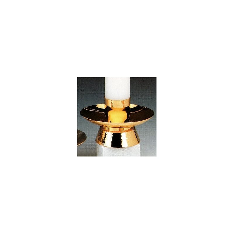 Altar Candlestick, 3.5" (9 cm) Ht., 5 7 / 8" (15 cm) Diam.