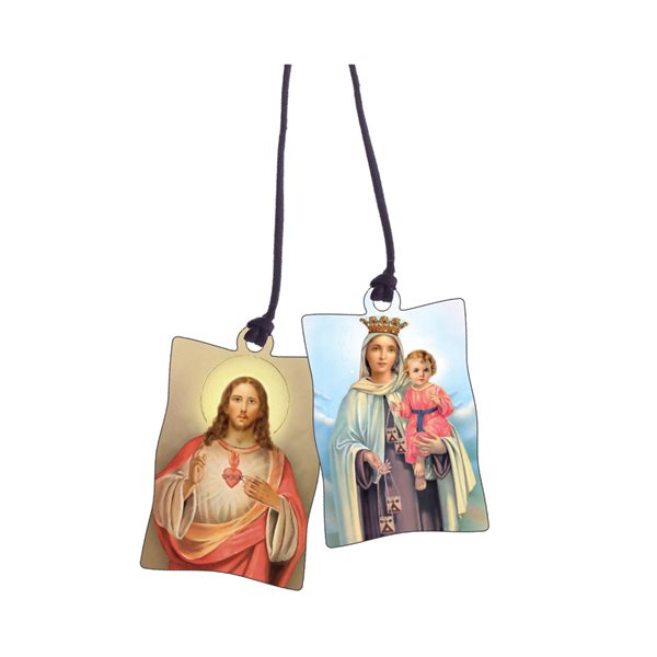 Mount Carmel Scapular, Prayer, 4.1", French