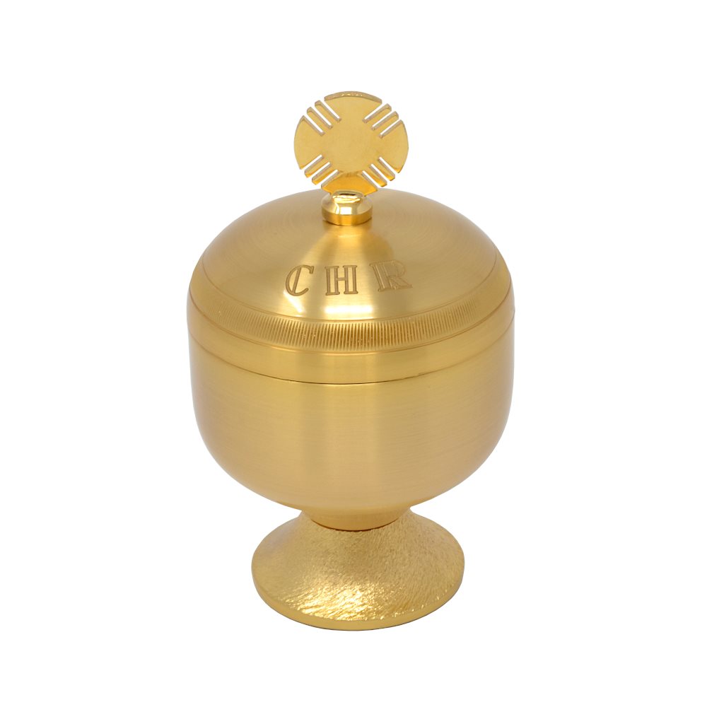 Goldplated Oil Stock "CHR'' 4 3 / 8" (11 cm) Ht.