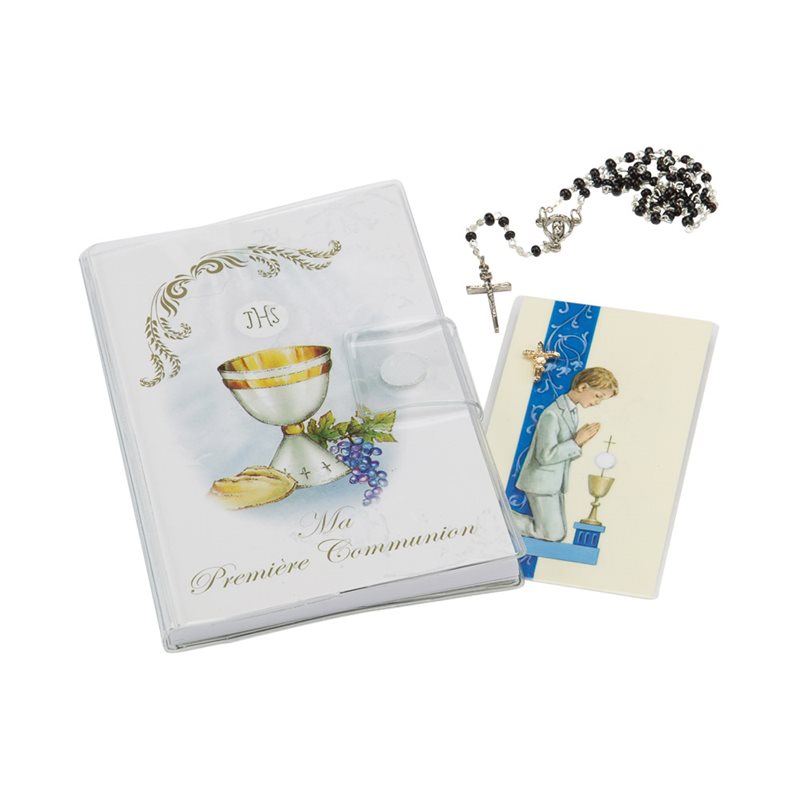 First Communion Gift Set for Boy, French