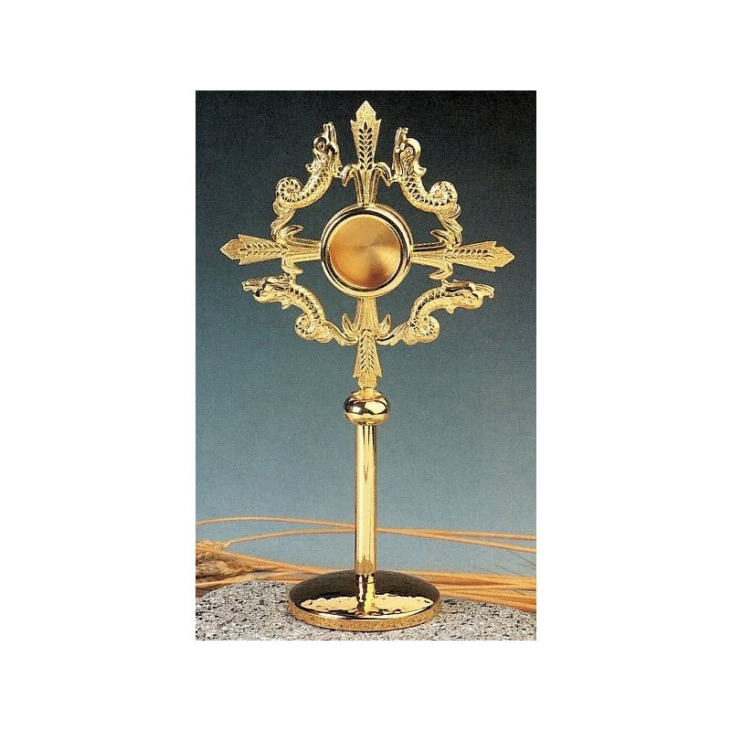 Reliquary, 11" (28 cm) Ht., Vitre 2 3 / 8" (6 cm)