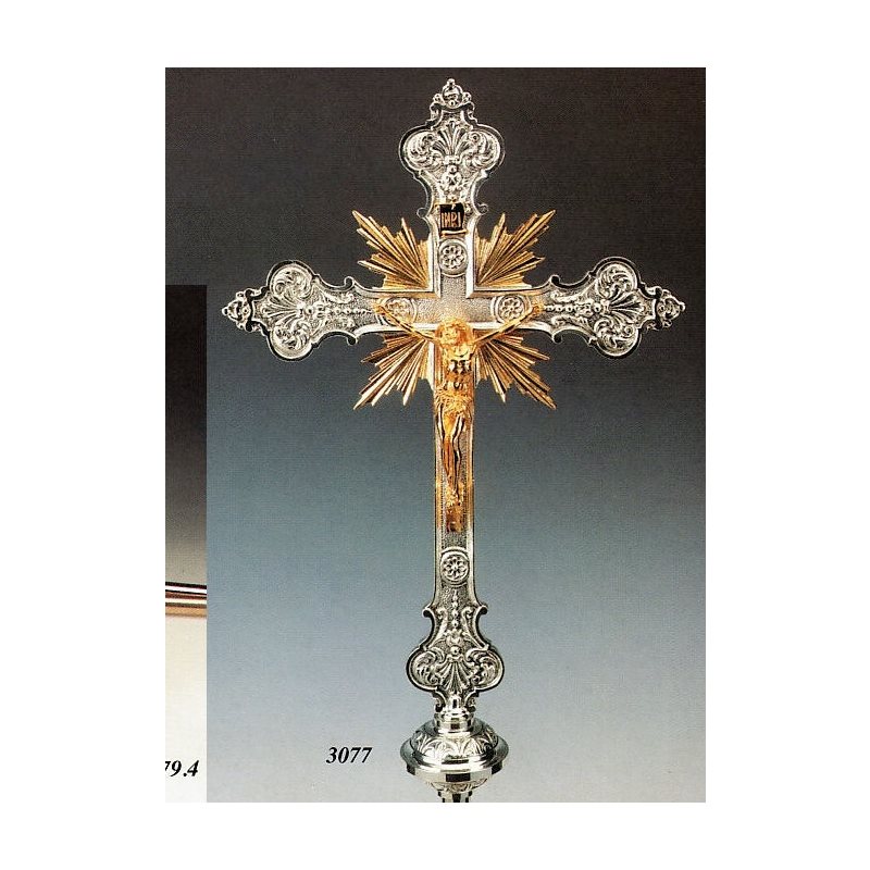 Croix de procession 15 3 / 8" x 21 1 / 4" (39 x 54 cm) (Cross)