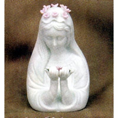 Electric Night Light Porcelain Virgin Mary, 5" (12.7 cm)