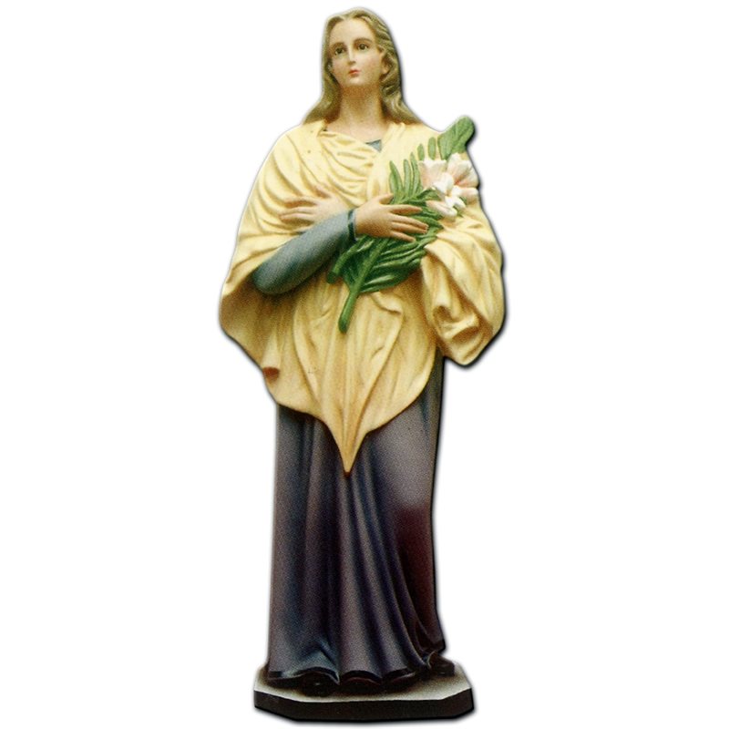 St. Maria Goretti Fiberglass Outdoor Statue, 33.5" (85 cm)