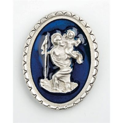 St. Christopher Magnet And Adhesive Plaque, 3,6 cm