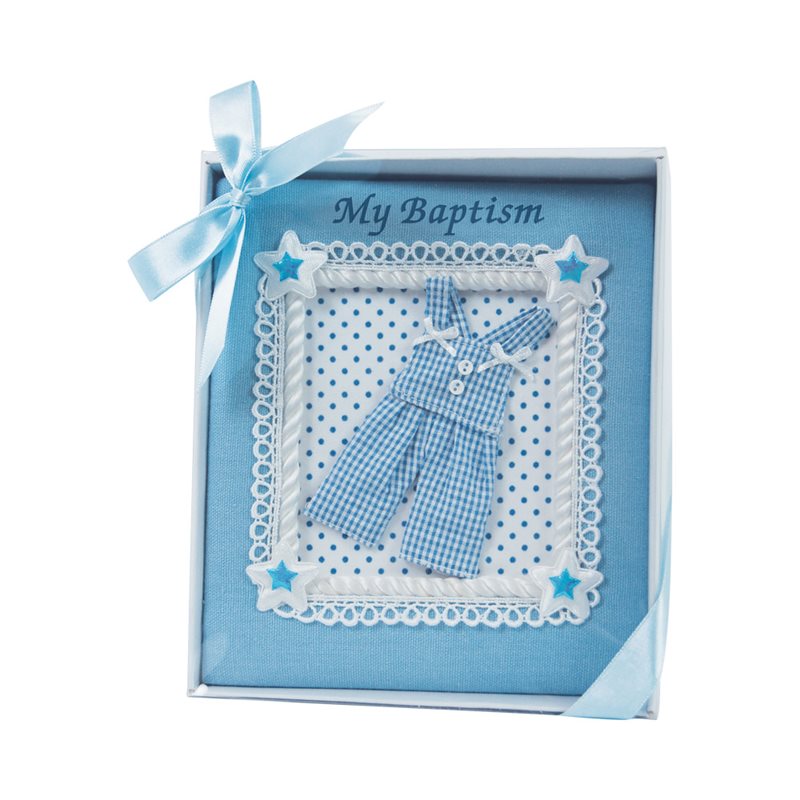 "My Baptism" Blue Photo Album, 4" x 6", English