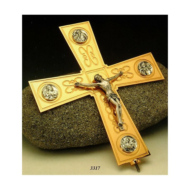 Croix de procession 16.75" x 14.25" (42,5 x 36 cm) (Croix)