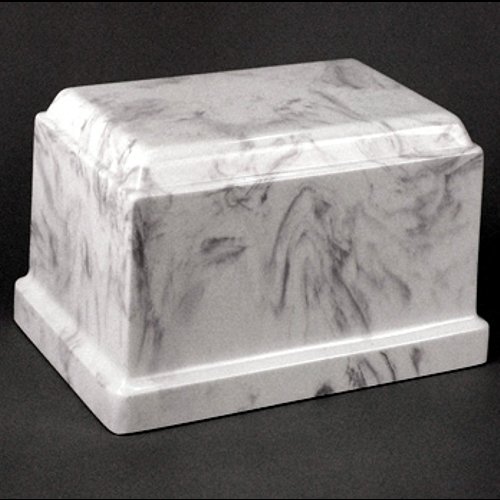 Cultured Marble Memorial Urn 7 3 / 4 x 11 1 / 4 x 7 1 / 4
