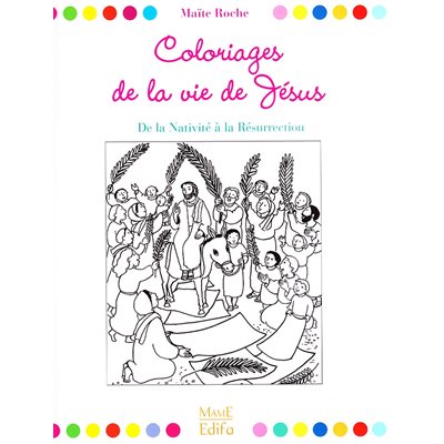 Coloriages de la vie de Jésus (French book)