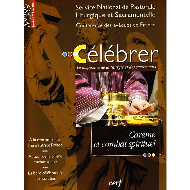 Revue Célébrer #389 - Janvier 2012 (French book)