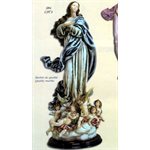 Statue N.D. Assomption 35" (89 cm) en marbre de couleur