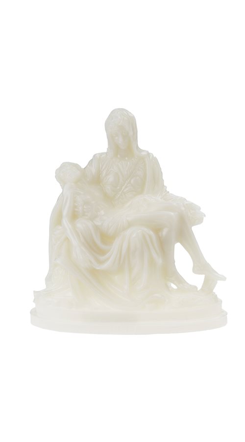 Statue lumineuse La Pieta, plastique, 17,8 cm